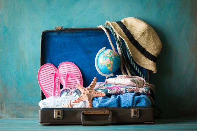 Suggested packing list for a week in the sun
