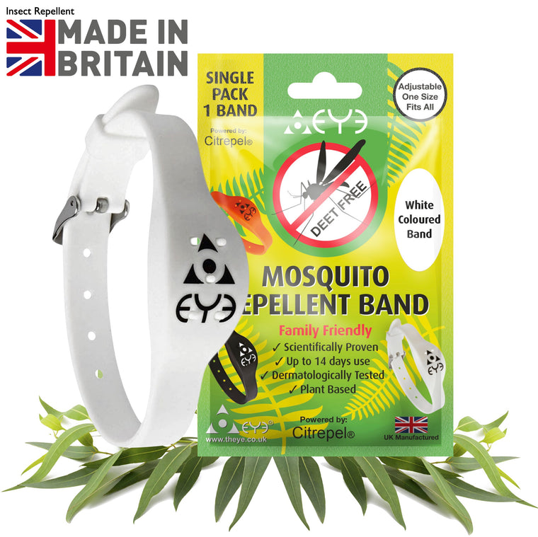 Mosquito Repellent Bracelet - White Adjustable