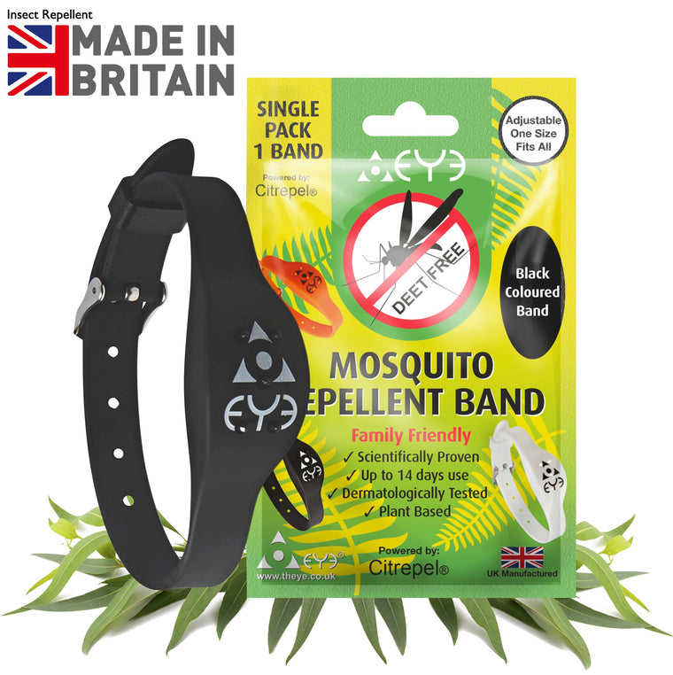 Mosquito Repellent Bracelet - Black Adjustable