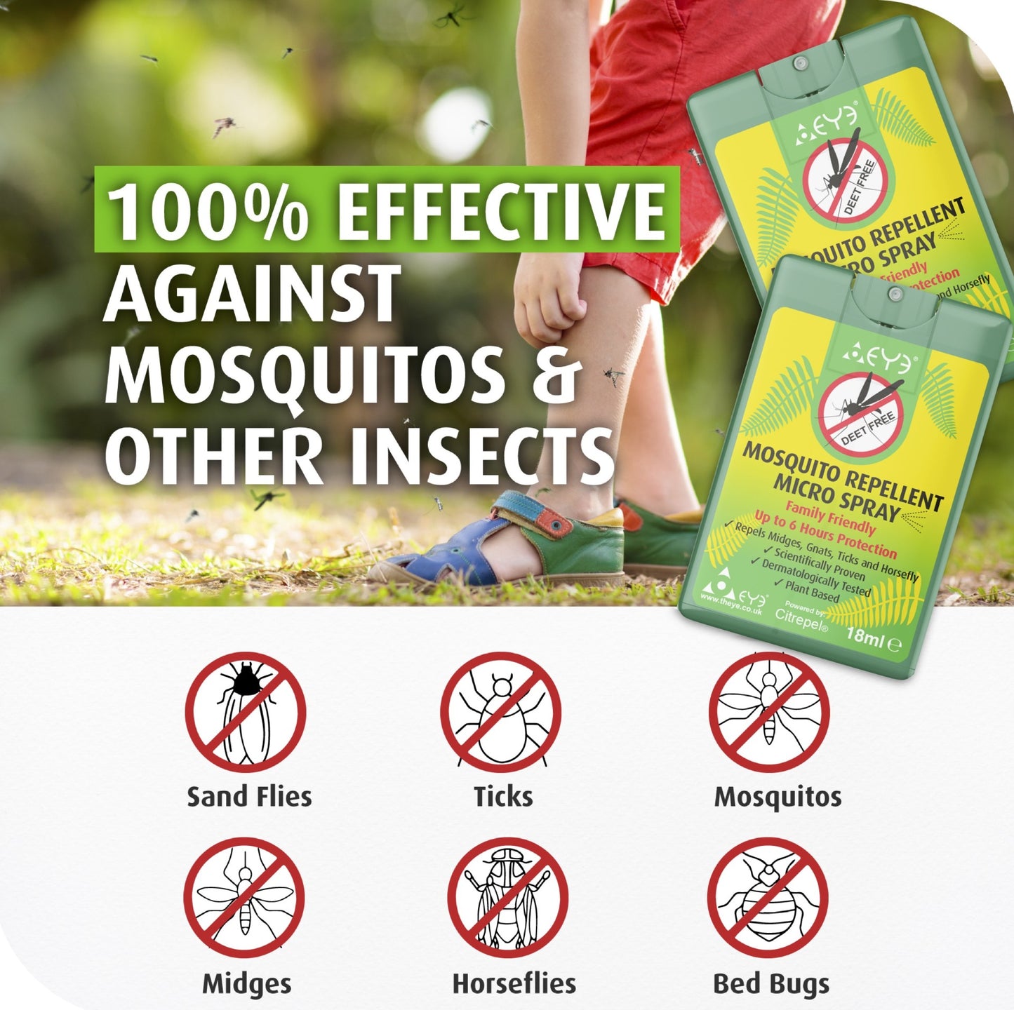 Mosquito Repellent Micro Spray two pack