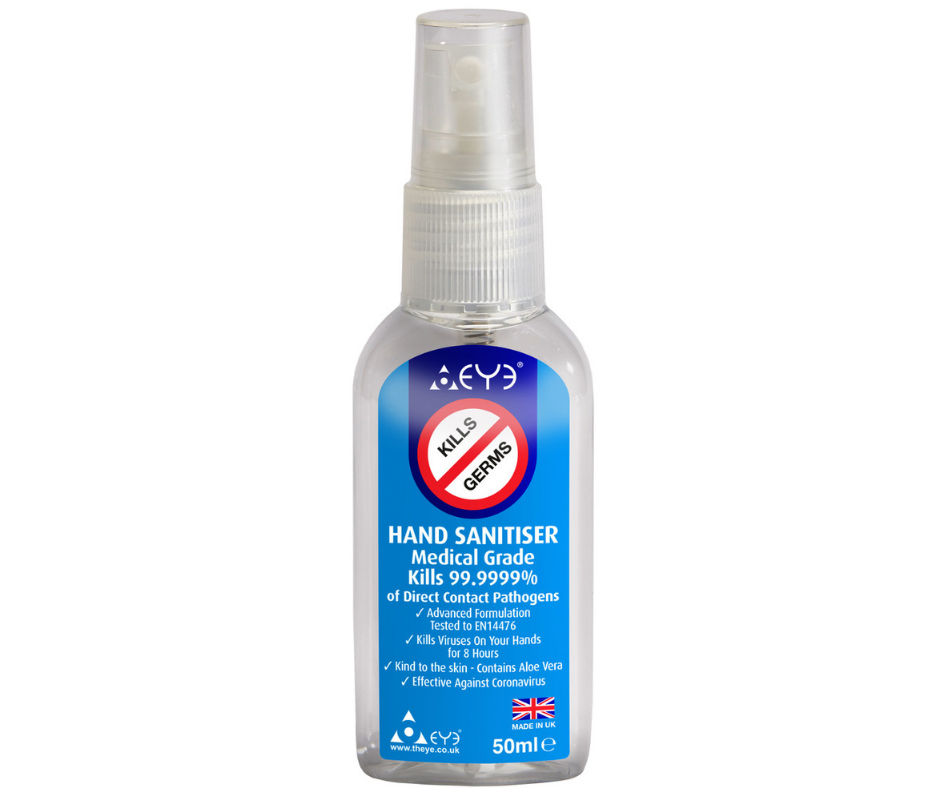 3 x Hand Sanitiser Pump Spray 50ml