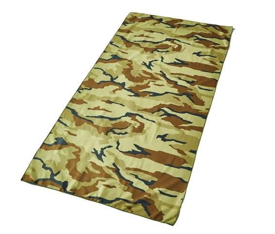 Compact Beach Towel - Camouflage (Brown)