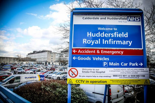 THEYE pleased to donate sanitisers to Huddersfield Royal Infirmary