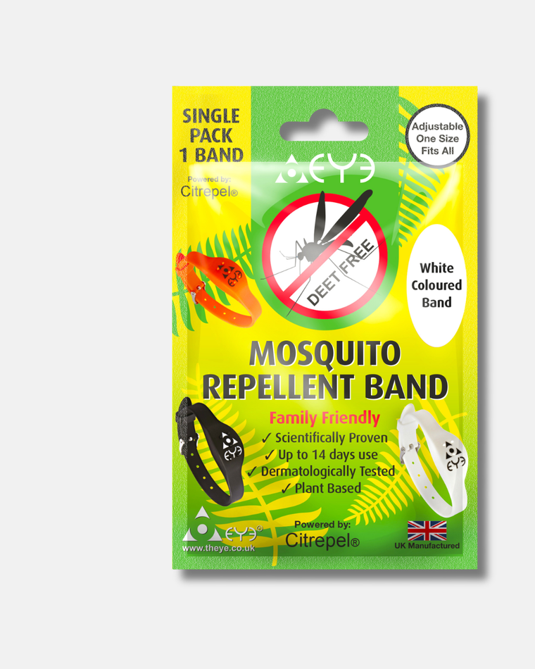 Mosquito Repellent Bracelet - White Adjustable