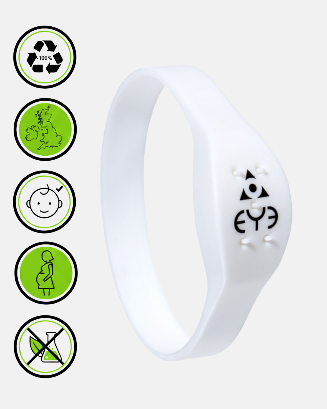 Mosquito Repellent Bracelet - White