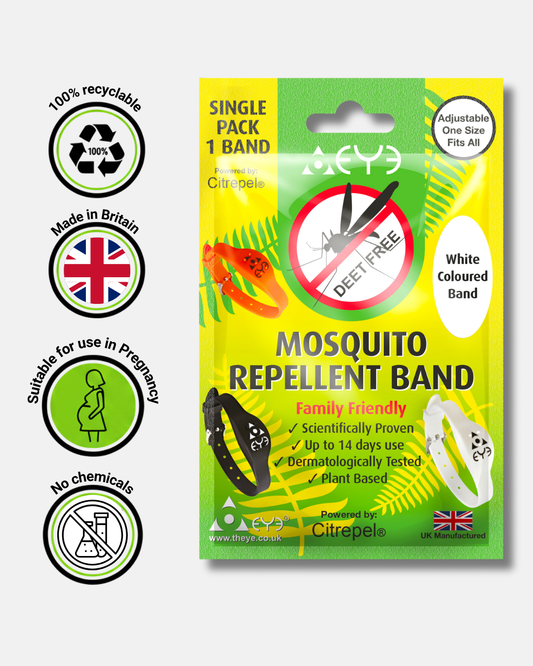 Mosquito Repellent Bracelet - White Adjustable