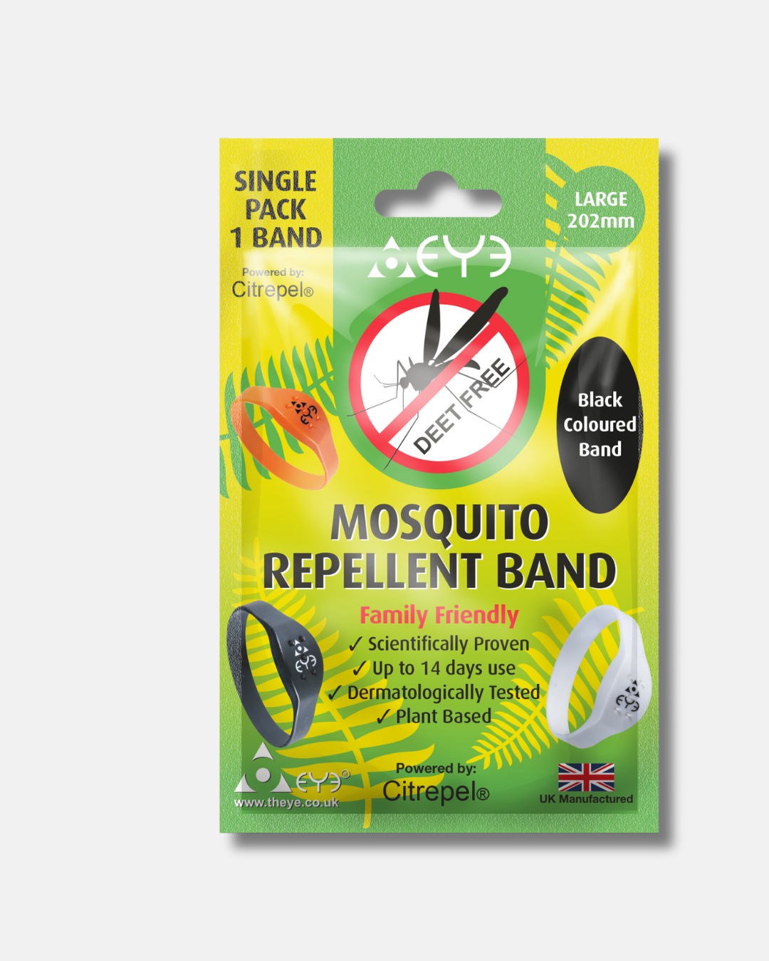 Mosquito Repellent Bracelet - Black