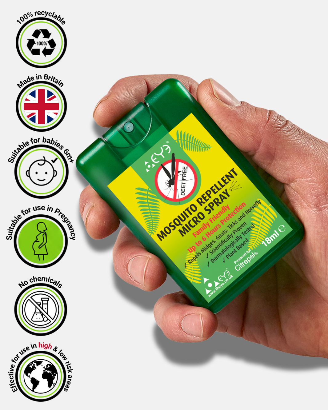 Mosquito Repellent Bands, Sprays, creams, aerosols, wipes from Theye ...