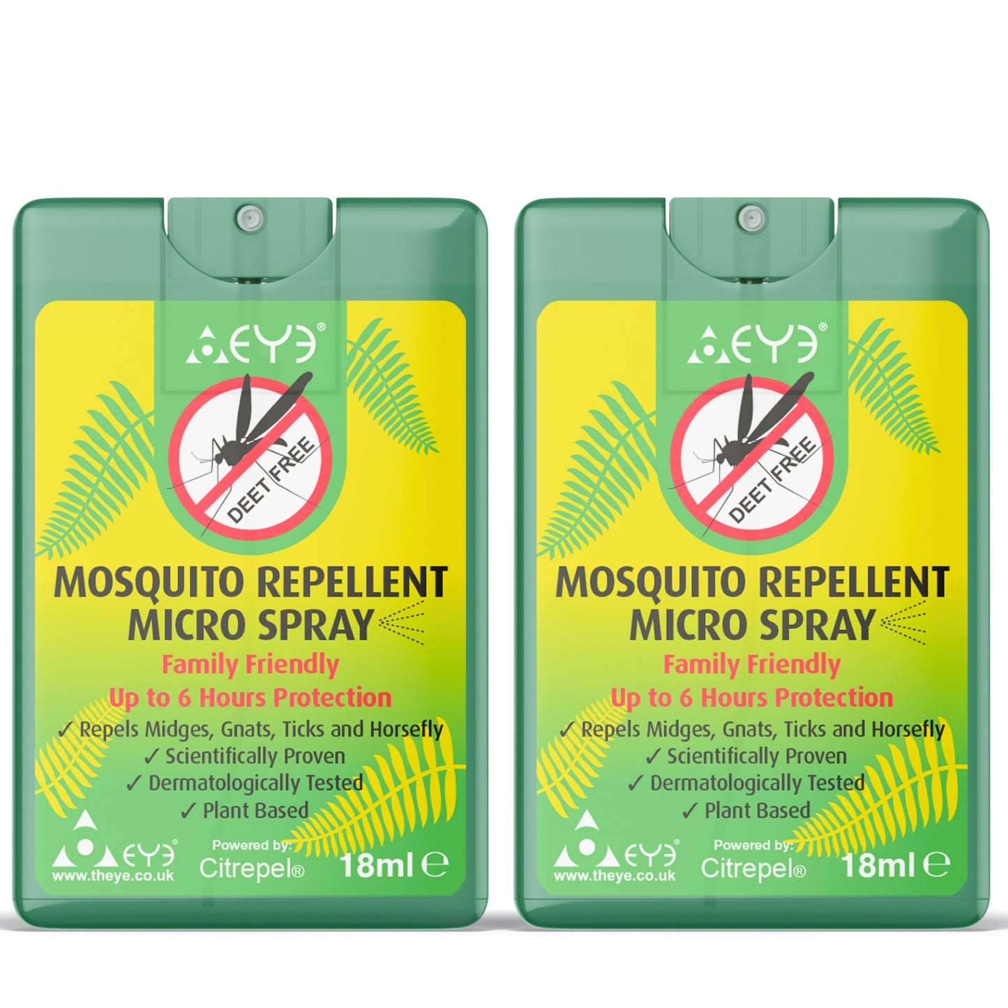 Mosquito Repellent Micro Spray two pack