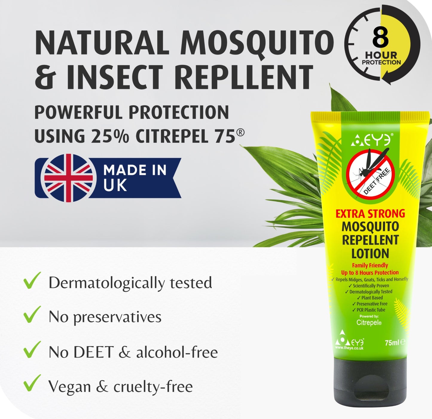 Tropical Strength Mosquito Repellent Lotion 75ml
