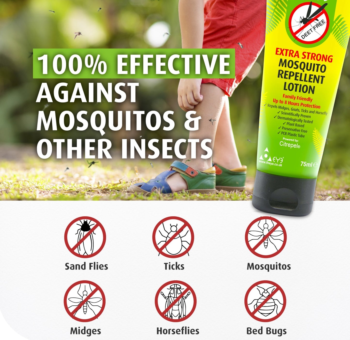 Tropical Strength Mosquito Repellent Lotion 75ml