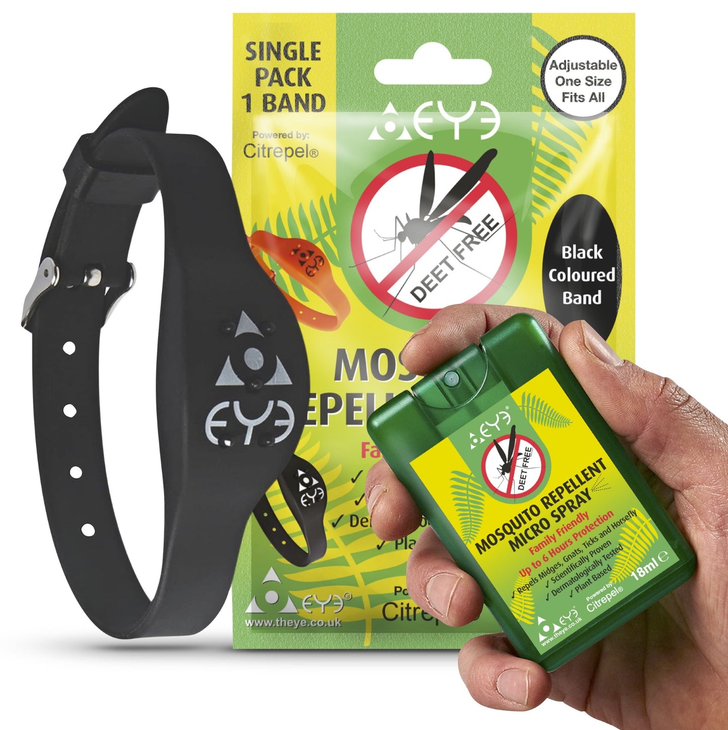 Travel Mosquito Repellent Spray & Mosquito Repellent Bracelet