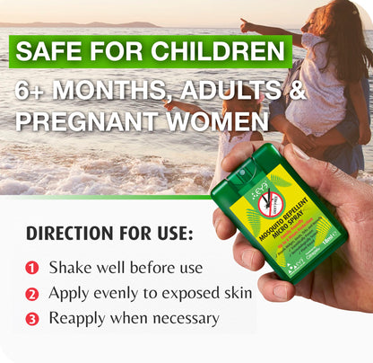 Mosquito Repellent Lotion & Mosquito Repellent Travel Spray Bundle | Tropical Strength