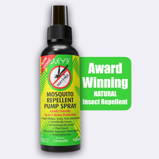 Natural Mosquito & Insect Repellent Pump Spay 100ml | 6 Hour Protection