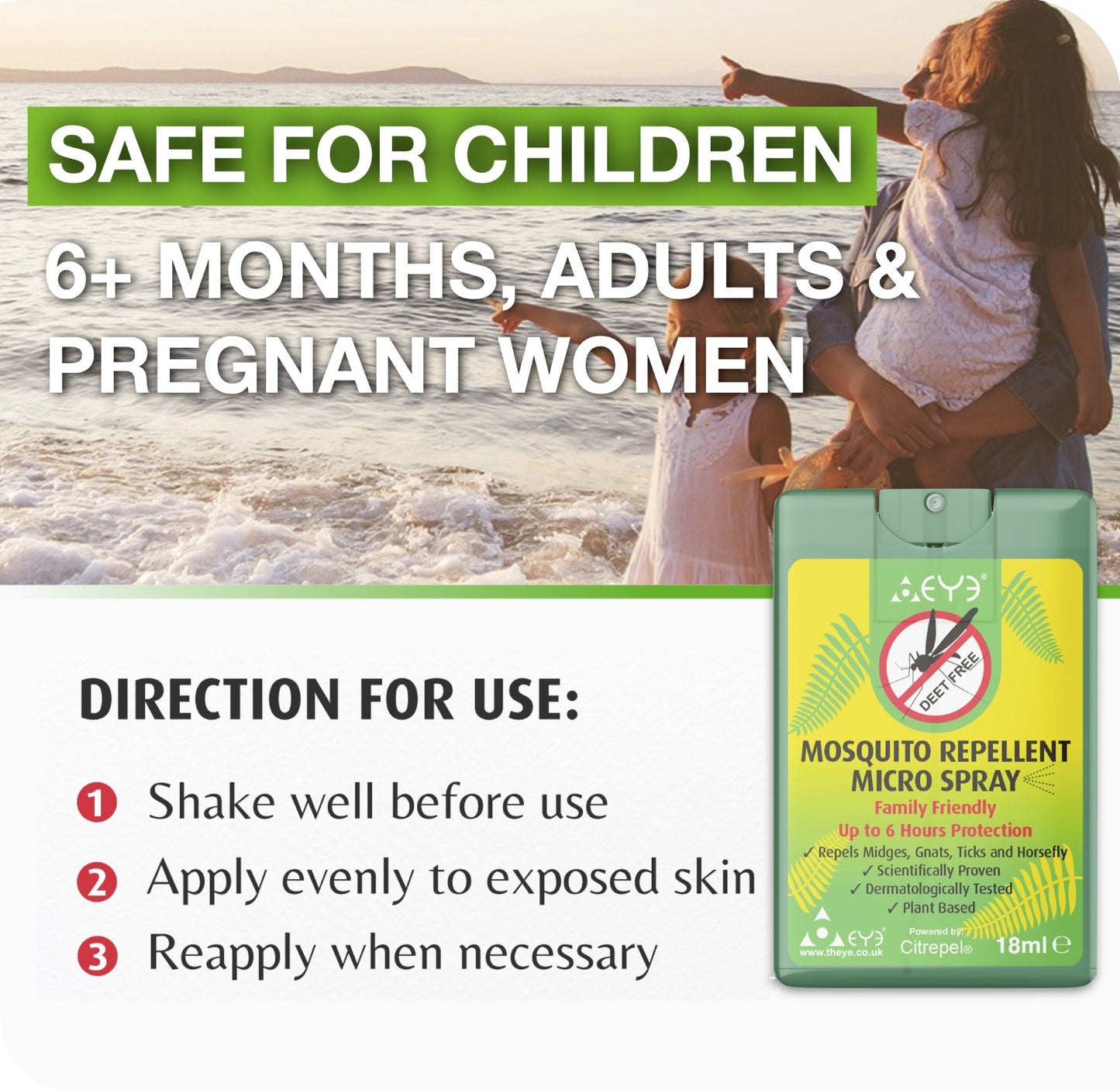Mosquito Repellent Micro Spray two pack