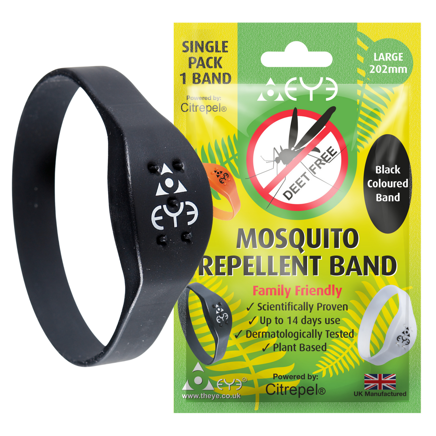 Mosquito Repellent Bracelet - Black