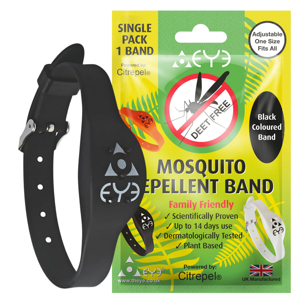 Mosquito Repellent Bracelet - Black Adjustable