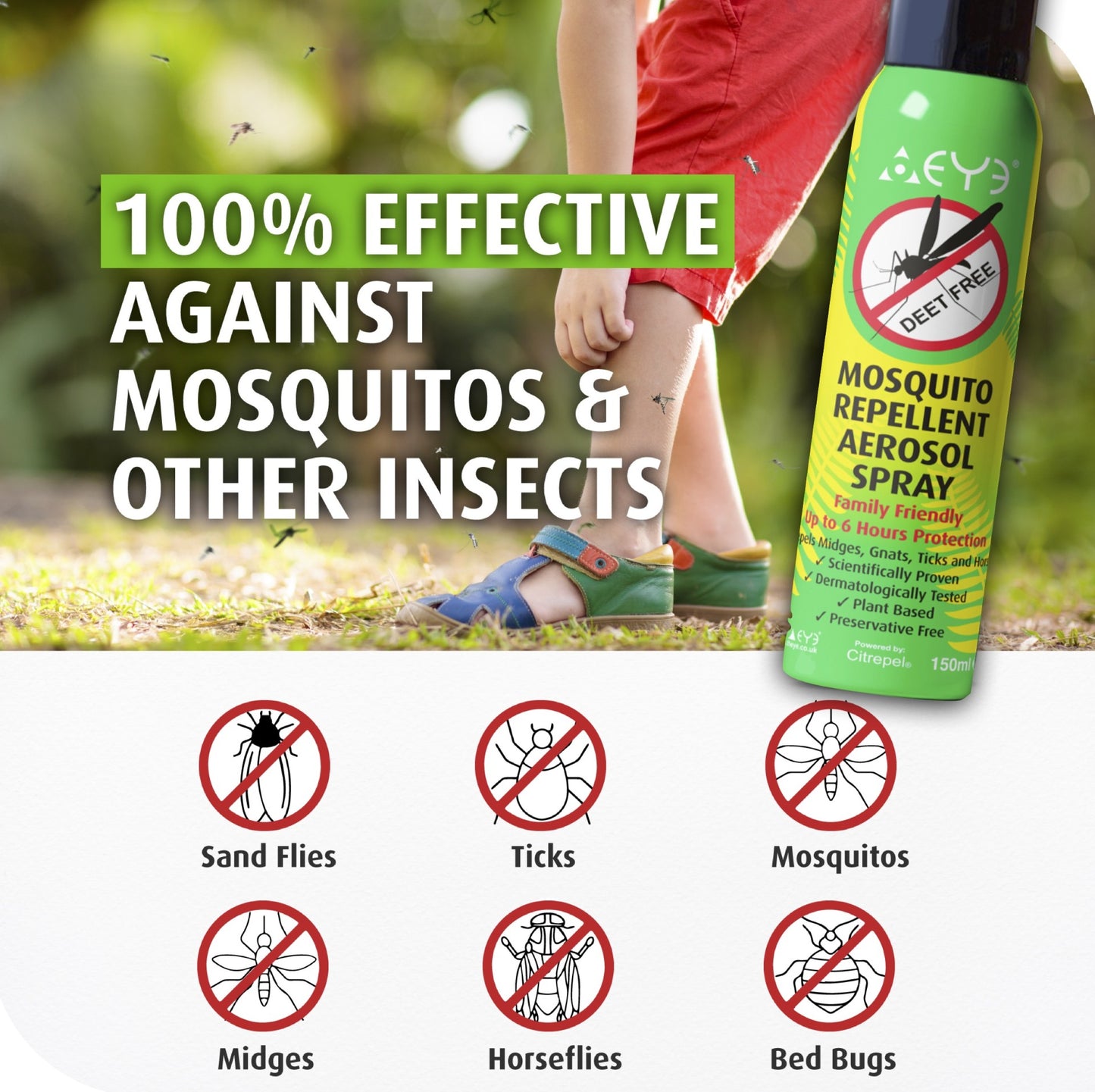 Mosquito Repellent Aerosol Spray 150ml