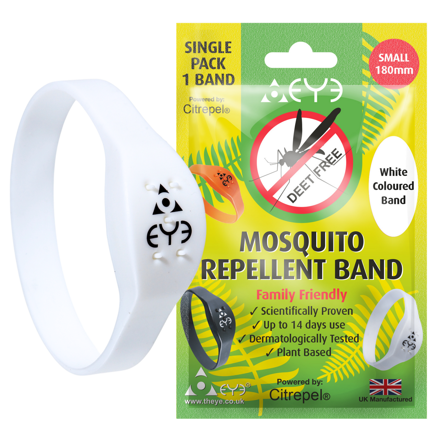 Mosquito Repellent Bracelet - White