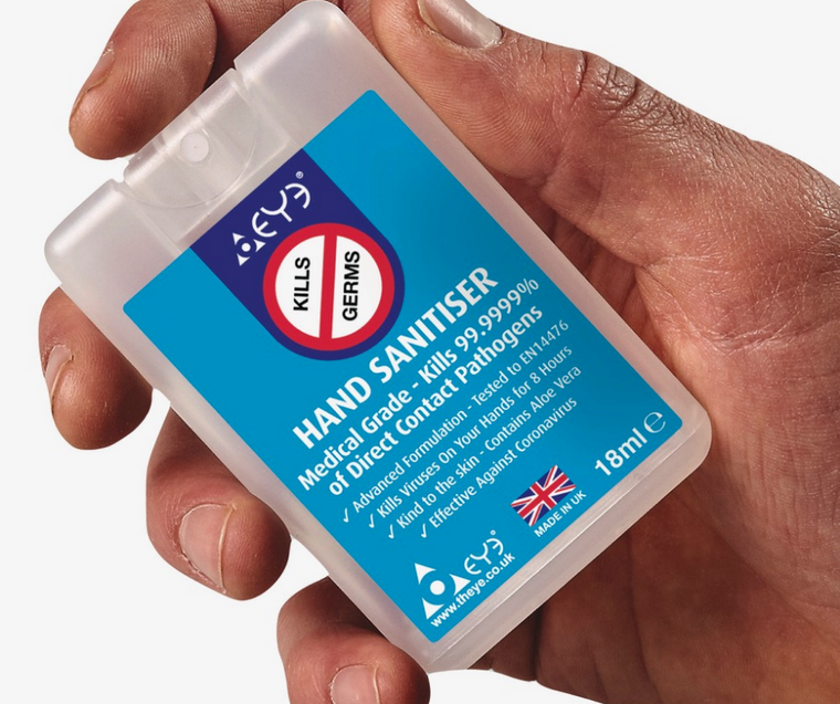 3 x Hand Sanitiser Micro Spray 18ml