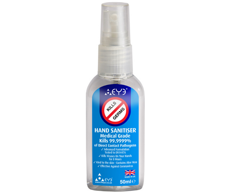 3 x Hand Sanitiser Pump Spray 50ml