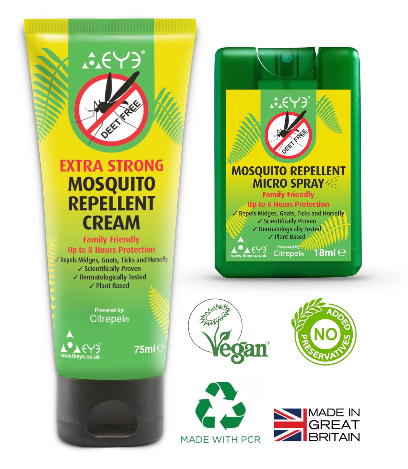 Mosquito Repellent Cream & Mosquito Repellent Micro Spray Bundle